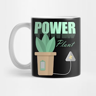 Power plant - plant pun design Mug